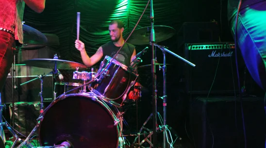 Baterista en vivo